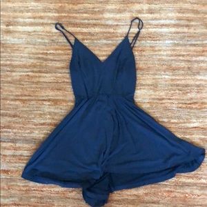 Urban Outfitters gunmetal grey romper size M
